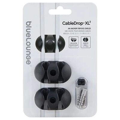 Bluelounge CableDrop XL2 - Tung kabelorganisator Bluelounge CableDrop XL2 - Tung kabelorganisator