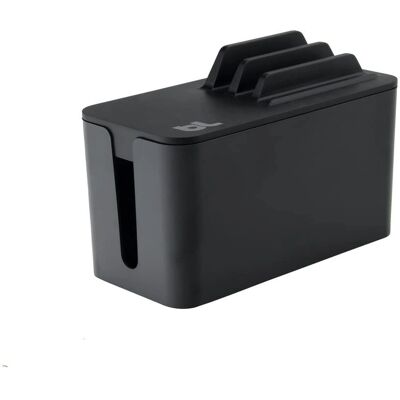 Bluelounge Cablebox Mini Station Organizzatore di cavi nero - Tipo di cavo Bluelounge Cablebox Mini Station Organizzatore di cavi nero - Tipo di cavo