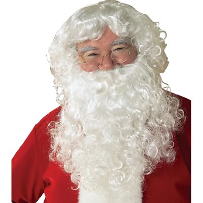 Rubie's Santa Claus Old Man Costume Wig Beard Set - Christmas Rubie's Santa Claus Old Man Costume Wig Beard Set - Christmas
