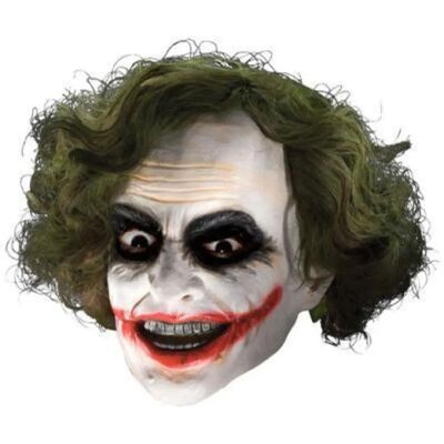 Rubie's Joker 3/4 Vinylmasker met Pruik - Masker Rubie's Joker 3/4 Vinylmasker met Pruik - Masker