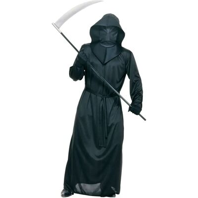 Bnov Black Mesh Face Robe - Face Mask Costume Bnov Black Mesh Face Robe - Face Mask Costume