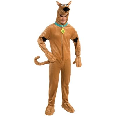 Vuxen Scooby Doo kostym Deluxe - plysch Vuxen Scooby Doo kostym Deluxe - plysch