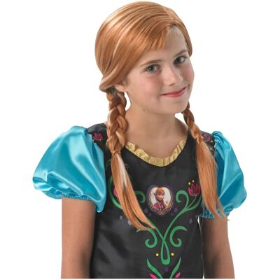 Jadeo Anna The Snow Queen Wig - Frozen Licensed Costume Accessory Jadeo Anna The Snow Queen Wig - Frozen Licensed Costume Accessory