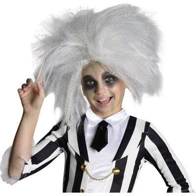 Rubie's Kinder Beetlejuice Grijze Wig Halloween 80s Film Fancy Dress Kostuum Accessoire - PONY Rubie's Kinder Beetlejuice Grijze Wig Halloween 80s Film Fancy Dress Kostuum Accessoire - PONY