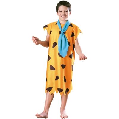 Rubie's Fred Flintstone The Flintstones Hulemann Pojkdräkt Orange Stor - Kostymer Rubie's Fred Flintstone The Flintstones Hulemann Pojkdräkt Orange Stor - Kostymer