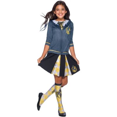 Lacey Wigs Hufflepuff Harry Potter barnkjol svart - Kjol för barn Lacey Wigs Hufflepuff Harry Potter barnkjol svart - Kjol för barn