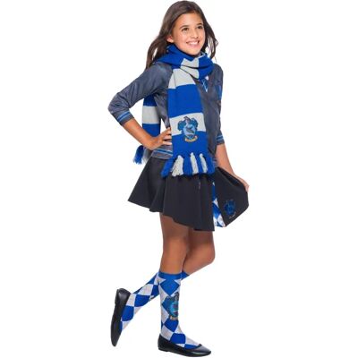 Bufanda de Harry Potter Azul - Accesorio para Adultos Bufanda de Harry Potter Azul - Accesorio para Adultos