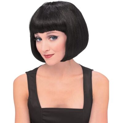 Rubie's Black Super Model 1920s Flapper Gatsby Costume Wig - Costume Wig Rubie's Black Super Model 1920s Flapper Gatsby Costume Wig - Costume Wig