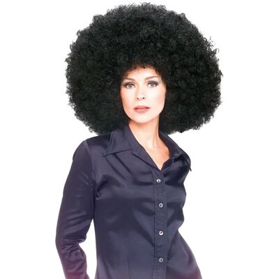 Rubie's Schwarze Afro-Perücke - Kurz, Lockig, Offiziell Rubie's Schwarze Afro-Perücke - Kurz, Lockig, Offiziell
