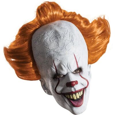 Rubie's Pennywise IT Kostym - Flerfärgad huvudmask & hår - Vuxenstorlek Rubie's Pennywise IT Kostym - Flerfärgad huvudmask & hår - Vuxenstorlek