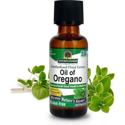 Olej z Oregano od Nature's Answer - 30ml - Wspiera odporność i trawienie Olej z Oregano od Nature's Answer - 30ml - Wspiera odporność i trawienie