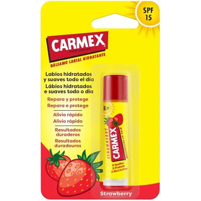 Carmex Lippenbalsam SPF 15 Erdbeere - Lippenbalsam Carmex Lippenbalsam SPF 15 Erdbeere - Lippenbalsam