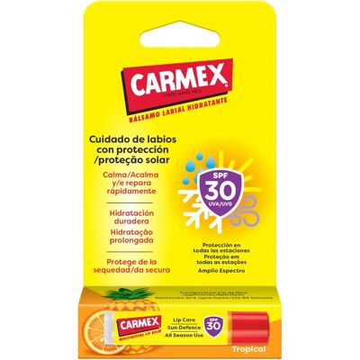 Carmex Tropical SPF30 Lip Balm - Lip Balm Carmex Tropical SPF30 Lip Balm - Lip Balm