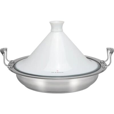 Scanpan Impact Tagine 32cm - Acciaio inossidabile, bianco - Tagine Scanpan Impact Tagine 32cm - Acciaio inossidabile, bianco - Tagine