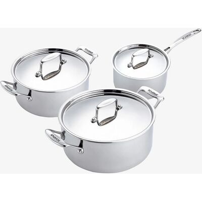 Scanpan Fusion 5 Kokkelesett - Rustfritt stål Scanpan Fusion 5 Kokkelesett - Rustfritt stål