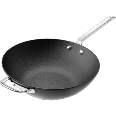 TechnIQ Wok 30cm - Aluminium, Non-Stick, Induksjonssikker TechnIQ Wok 30cm - Aluminium, Non-Stick, Induksjonssikker