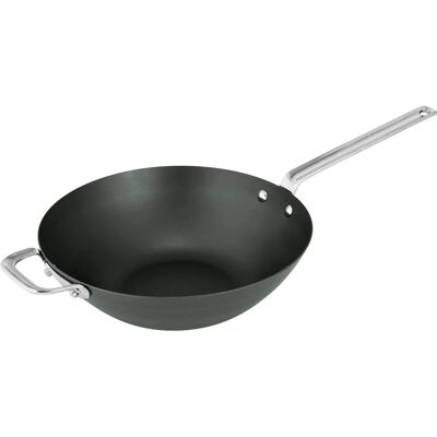 Scanpan Svart Jern Wok 30cm - Wok Scanpan Svart Jern Wok 30cm - Wok