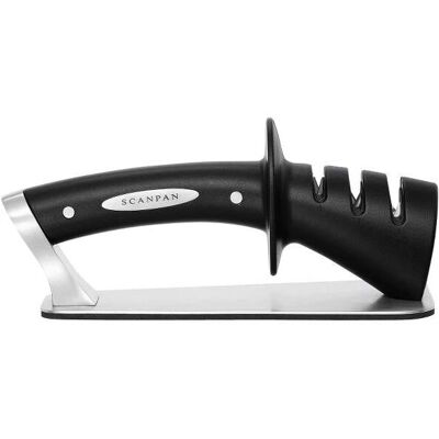 Scanpan Classic Knife Sharpener - 3-Stage, Black Scanpan Classic Knife Sharpener - 3-Stage, Black
