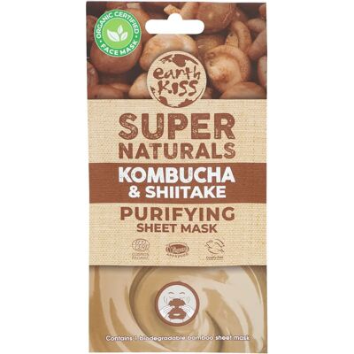 Earth Kiss Máscara Facial de Kombucha e Shiitake - Purificante Earth Kiss Máscara Facial de Kombucha e Shiitake - Purificante