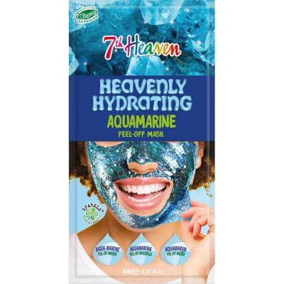 7th Heaven Maschera Viso Peel-Off di Acquamarina - Idratante - 8ml 7th Heaven Maschera Viso Peel-Off di Acquamarina - Idratante - 8ml