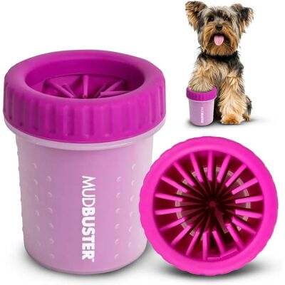 Dexas MudBuster Bärbar hundtassvaskare Liten Fuchsia Dexas MudBuster Bärbar hundtassvaskare Liten Fuchsia