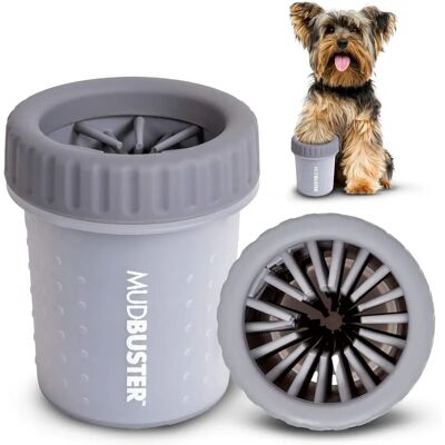 Nettoyant de pattes portable pour chiens Dexas MudBuster - Petit / Gris clair - Publicité Nettoyant de pattes portable pour chiens Dexas MudBuster - Petit / Gris clair - Publicité