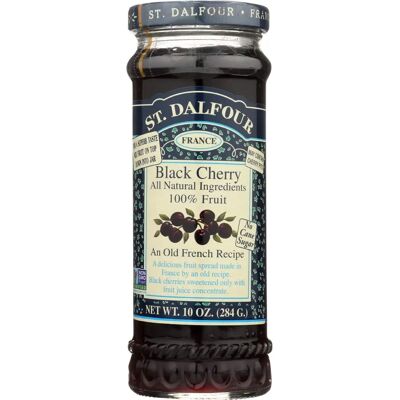St Dalfour Black Cherry Fruit Spread - Fruit Spread St Dalfour Black Cherry Fruit Spread - Fruit Spread
