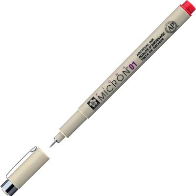Pennarello Sakura PIGMA MICRON Rosso - Punta Fine per Disegno Pennarello Sakura PIGMA MICRON Rosso - Punta Fine per Disegno