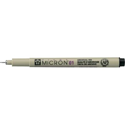 Sakura Pigma Micron Noir 01 - Fineliner - Publicité Sakura Pigma Micron Noir 01 - Fineliner - Publicité