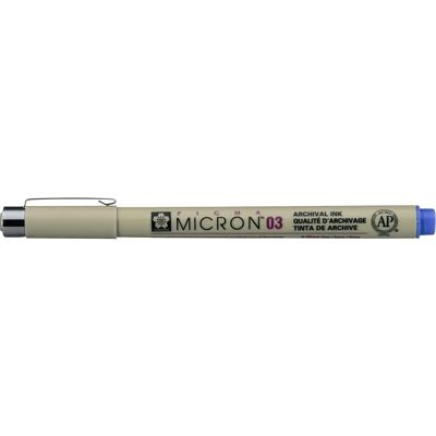 Sakura Marker Pigma Micron Blau - Feine Spitze zum Zeichnen & Illustrieren Sakura Marker Pigma Micron Blau - Feine Spitze zum Zeichnen & Illustrieren