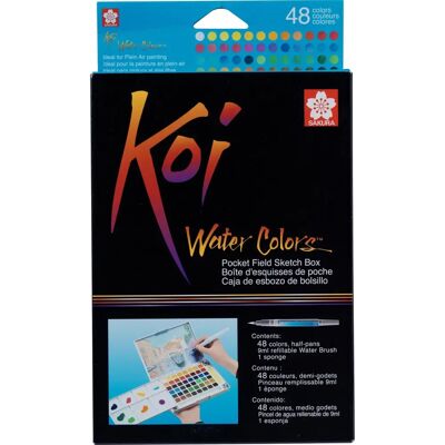 Sakura XNCW-48N Water Based Paint - Multi Palette 48 pcs Sakura XNCW-48N Water Based Paint - Multi Palette 48 pcs