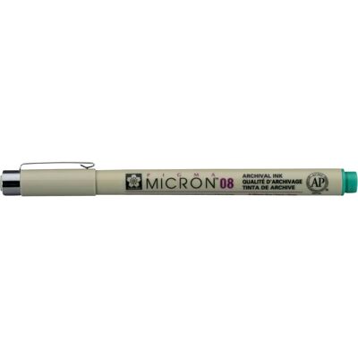 Sakura PIGMA MICRON 08 Verde - Marcatori per Disegno & Illustrazione Sakura PIGMA MICRON 08 Verde - Marcatori per Disegno & Illustrazione