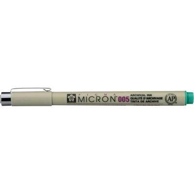 Sakura Pigma Micron 005 - Fineliner Verde Sakura Pigma Micron 005 - Fineliner Verde