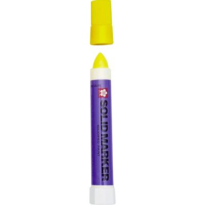 Sakura Solider Gelb Marker - Permanentmarker für Rauhe Oberflächen Sakura Solider Gelb Marker - Permanentmarker für Rauhe Oberflächen