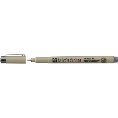 Sakura Micron 05 Fineliner Gris - Fineliner Sakura Micron 05 Fineliner Gris - Fineliner