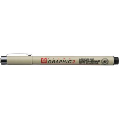 Sakura Graphic Marker 2mm - Künstlerfüller für Illustrationen & Manga Sakura Graphic Marker 2mm - Künstlerfüller für Illustrationen & Manga