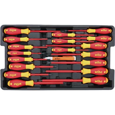 Wiha 32095 Insulated Screwdriver Set - 19 Piece Wiha 32095 Insulated Screwdriver Set - 19 Piece