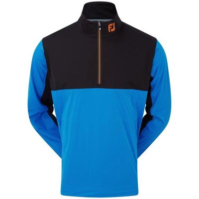 FootJoy HydroKnit 1/2 Zip Waterproof Golf Jacket - Sapphire Blue FootJoy HydroKnit 1/2 Zip Waterproof Golf Jacket - Sapphire Blue