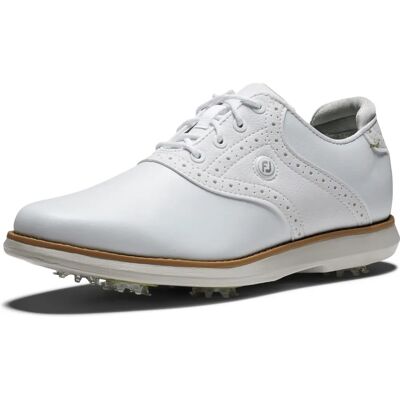 Zapatos de golf FootJoy Traditions Blancos - Con Spikes Zapatos de golf FootJoy Traditions Blancos - Con Spikes
