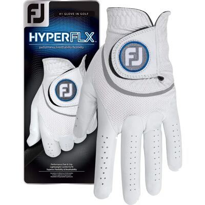 Gant de golf HyperFLX pour hommes blanc - FootJoy - Publicité Gant de golf HyperFLX pour hommes blanc - FootJoy - Publicité