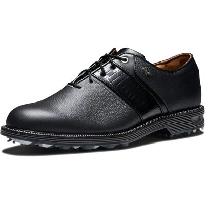 Chaussures de golf FootJoy Packard Noires - Imperméables, Style Classique - Publicité Chaussures de golf FootJoy Packard Noires - Imperméables, Style Classique - Publicité