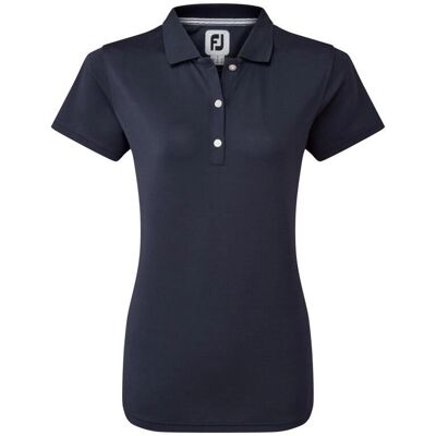 FootJoy Damen Navy Performance Golf Polo FootJoy Damen Navy Performance Golf Polo