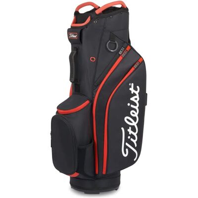 Titleist Cart 14 Golf Cart Bag - Black/Red Titleist Cart 14 Golf Cart Bag - Black/Red