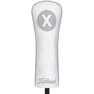 Housse de tête en cuir Frost Out Titleist pour hybride de golf - Publicité Housse de tête en cuir Frost Out Titleist pour hybride de golf - Publicité