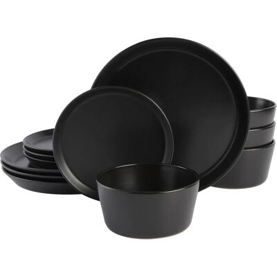 Gibson Soho Lounge Sofia coupe Dinnerware Set - Service for 4 Gibson Soho Lounge Sofia coupe Dinnerware Set - Service for 4