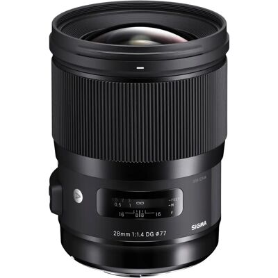 Sigma 28mm F1.4 DG HSM Art - Lente grande angular para Canon EF Sigma 28mm F1.4 DG HSM Art - Lente grande angular para Canon EF