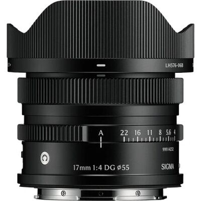 Sigma 17mm F4 DG Contemporary - Sony E Full-frame lens Black Sigma 17mm F4 DG Contemporary - Sony E Full-frame lens Black