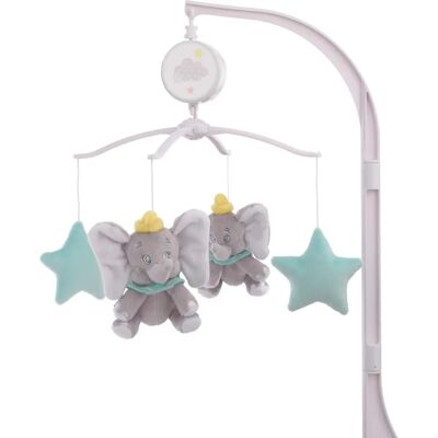 Disney - Dumbo Shine Bright Little Star - Aqua Grey Yellow - Musical Mobile - Publicité Disney - Dumbo Shine Bright Little Star - Aqua Grey Yellow - Musical Mobile - Publicité