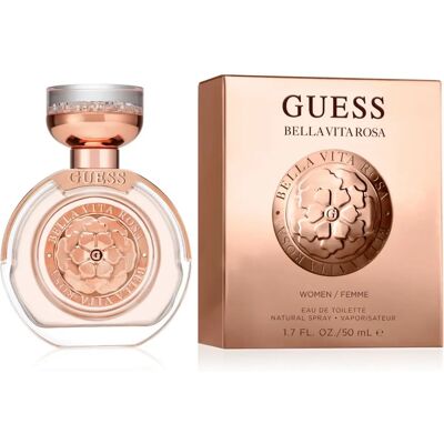 Guess Bella Vita Rosa Eau De Toilette - 50ml - Fragranza Floreale Guess Bella Vita Rosa Eau De Toilette - 50ml - Fragranza Floreale