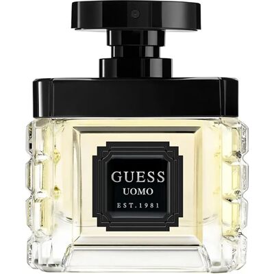 Guess Uomo Eau de Toilette Spray - 50ml - Męski zapach amber fougere Guess Uomo Eau de Toilette Spray - 50ml - Męski zapach amber fougere